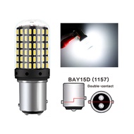Aitemay 2 cái Đèn Led Xe CANBUS 3014 144smd bóng đèn LED đèn xi nhan 1156 PY21W 1157 BAY15D 7440 bón