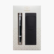 [Direct Japan] PARKER Ballpoint Pen IM Black CT Medium Character Oil With Pen Sheath Gift Box Set Genuine Import 1975636 V1d