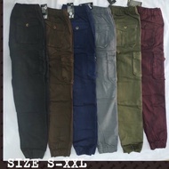 SALUAR KARGO JOGGER 6 POCKET KAIN TEBAL CARGO PANT MULTI POCKET SALUAR KERJA/ WORKER....