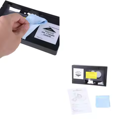 VHS Cassette Converters Adapter for VHS C/SVHS Tape Motorized Easily Use