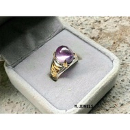 Batu kecubung asli(cincin perempuan.)