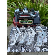 BREMBO GP4-MS CNC CALIPER SET P100 PITCH 100 FIZ R JUPITER Z VEGA R NINJA R RR SS KYB VIXION RX KING