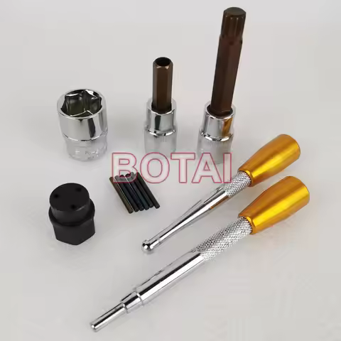 6PCS Diesel Common Rail Injector Nozzle Disassemble Tool Kits For BOSCH DENSO, Common Rail Injector 