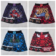 Basketball Pants Pocket Casual Training Shorts 76ers Celtics Spurs Grizzlies Lakers Bulls