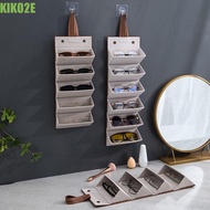 KIKO2E Sunglasses Box Foldable Simple PU Bag Display Case Holder Save space Storage box