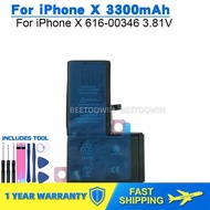 For iPhone X 616-00346 3.81V 3300mAh Phone Battery