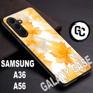 Softcase shine SAMSUNG A36 A56/Flower Motif glossy/case Samsung A36 A56/Casing Samsung A36 A56