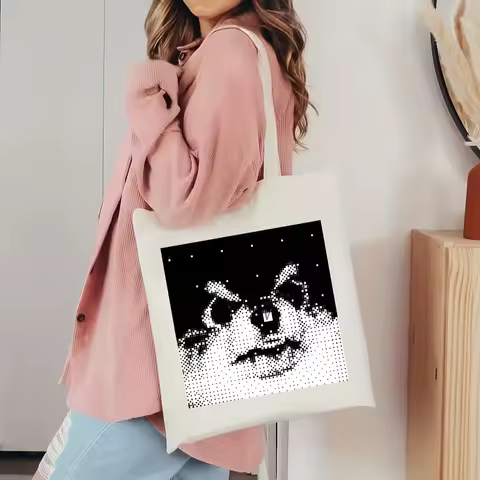 Stylish K-pop Taehyung Album Tote Bag, Large Capacity Casual Shoulder Bag, Perfect Underarm Bag For 