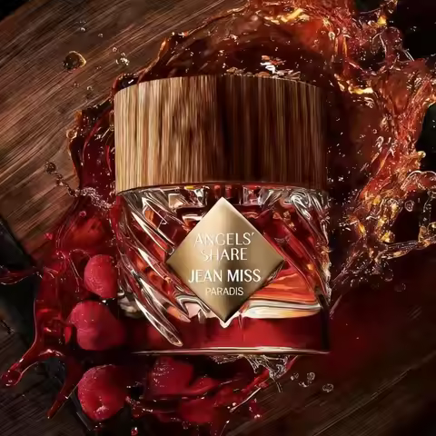 50ml Angel Cognac Wine-Infused Perfume, Woodsy Notes, Custom-Blended Unisex Fragrance
