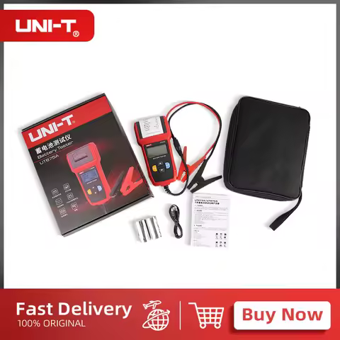 UNI-T UT673A UT675A Car Battery Tester Charger Analyzer 12V 24V Voltage Battery Test Car Battery Tes