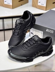 🐻‍❄️ecco愛步 BIOM AEX 皮革 越野徒步鞋 跑步鞋 黑色 男款