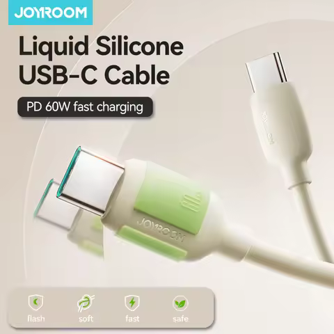 Joyroom 60W USB C To Type C Cable For iPhone 16 15 Fast Charging Cable For Macbook Xiaomi Samsung Li