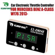 KUNFINE Car Electronic Throttle Controller Racing Accelerator Potent Booster For MERCEDES BENZ A-CLA