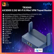 Cudy TR3000 - AX3000 2.5G Wi-Fi 6 Mini VPN Router