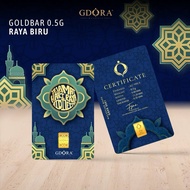 Niza Dora Gold GDora Gold Bar Raya Biru 0.5g