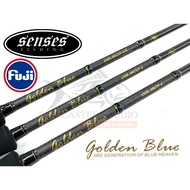 SENSES GOLDEN BLUE 3RD GENERATION  OF BLUE HEAVEN JIGGING ROD 1 piece rod fishing rod spinning rod and bc rod