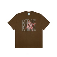 BERAK 9420 TARGET BROWN short t-shirt