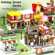 Lego Compatible Sembo Block Street Series Building Blocks Nano Toys