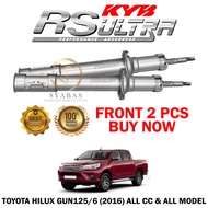 TOYOTA HILUX GUN125 / 126 (REVO) 2016~ FRONT REAR OR SET ORIGINAL ABSORBER KYB RS ULTRA