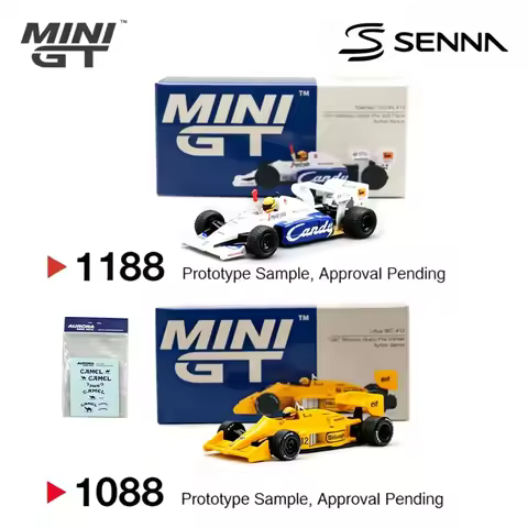 MiniGT 1:64 Ayrton Senna F1 Toleman TG184 #19 MiniGT 1118/MiniGT 1093& Lotus 99T #12 Monaco Winner M