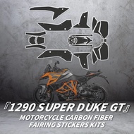 For KTM 1290 Super Duke GT Bike Carbon Fiber Fairing Stickers Of Motorcycle Accessories Plastic Part
