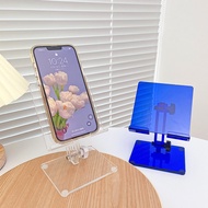 ผู้ถือโทรศัพท์มือถือ ขาตั้งอะคริลิคใส ทนทาน สําหรับวางโทรศัพท์มือถือ Mini Acrylic Stand ขาตั้งมือถือ
