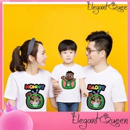 Elegant ❤ Queen Daddy Cocomelon Mommy Cocomelon Cute Cartoon Family T-shirt Cocomelon Cartoon Party 