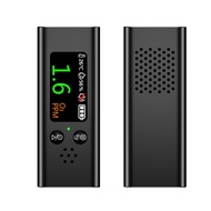 Yieryi Portable Ozone Detector Air Quality Monitor with Temperature & Humidity Sensor USB Rechargeab