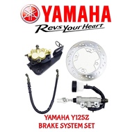 yamaha y125 y125z y125zr Rear Disc brake pump set FULL with Disc plate REAR BRAKE SYSTEM SET 125zr 125z（modify set)