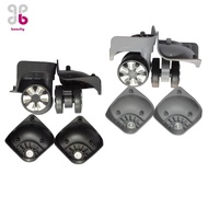 Baosity Pack of 2 Luggage Suitcase Wheels Swivel Wheel Replacement travel Luggage Wheels Plastic Whe