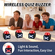 Quiz Show Talent Show Trivia Game Button Buzzer Light Sound Responder With