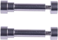 BestParts 1 Pair New Metal Hinge Swivel Screw Hinge Pins Replacement Accessories for Bose QuietComfort 35 II/QC35 I/QC35 II/QC45/QC25 Headphones (Silver)