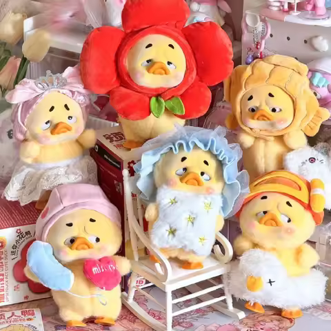 Upset Duck 2 Act Cute Duck Series Blind Box Toys Kawaii Plush Model Mystery Surprise Bag Stuffed Dol