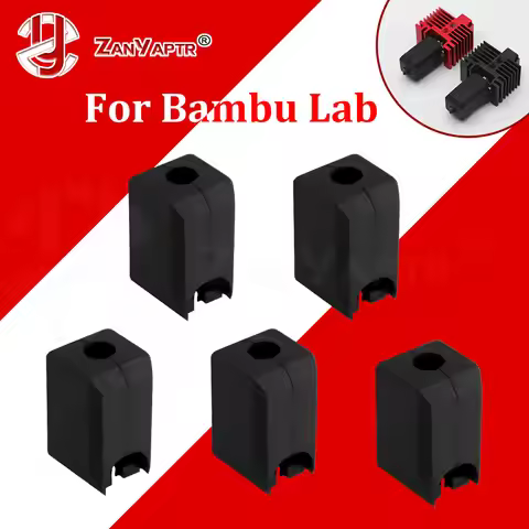 For Bambu Lab X1 X1C Hotend Extruder Silicone Socks Heated Block Case for Bamboo p1s p1p Silicone Co