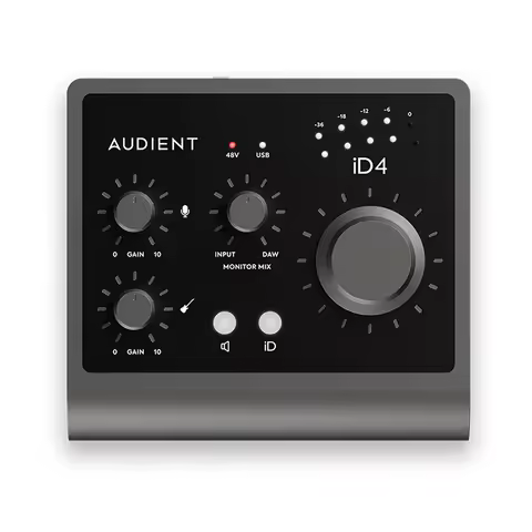 Audient iD4 MKII MK2 Professional Studio Live Recording Guitar Upod Recording Sound Card Audio Intea