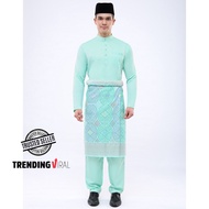 Baju Melayu Avante Nabil Ahmad By Jakel in Tiffany Green / Package Sampin &amp; Button