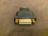 標準HDMI公 轉 to DVI母 DVI-I 24+5母 DVI-D 24+1母 轉接頭 轉換頭 轉換器