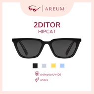 Korean 2DITOR anti-UV sunglasses, Hipcat series, black