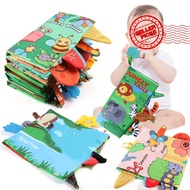 Baby Three-dimensional Tail Cloth Book Tear With Ringing Paper Baby Cloth Book Early Education I0n9