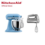 ชุด Set KitchenAid Stand Mixer เครื่องผสมอาหาร 4.8L รุ่น175 สีฟ้าด้าน + 5KHM9212ECU เครื่องผสมอาหารแ