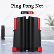 Fast Delivery Portable & Retractable Table Tennis Net Ready Stock / Ping Pong Net / Ping Pong Bat Se