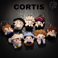 GANTUNGAN [CROCHEARA] CORTIS mini knitted hanger | CORTIS Keychain Crochet Keychain
