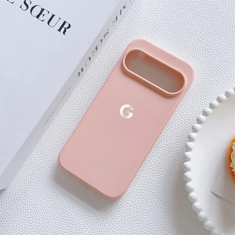 Color Skin Feel Liquid Silicone Case For Official Google Pixel 10A 10 9Pro XL 9 8 7 6 A For Magsafe