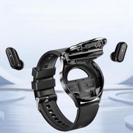 黑科技翻蓋智能手表藍牙耳機二合一通話心率運動NFC功能支付watch