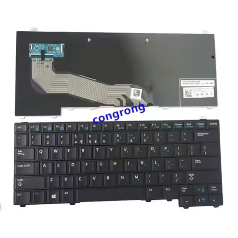 % New US Black English Replace laptop keyboard Latitude E5440 Y4H14