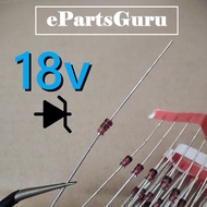 18V 1W 1N4746 Zener Diode / Voltage Regulator Diode