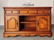 英式艾頓莊園復古懷舊實木餐邊櫃,儲物櫃,茶水櫃,收納櫃. 150L X 50D X 120H CM