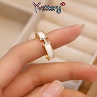 Vintage fashion Open Couple Letter Ring-Yy