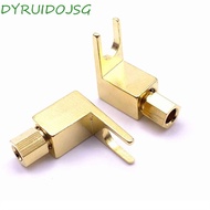 DYRUIDOJSG Banana to Spade Adapte Metal Durable Spade Adapter Banana Plug Y Type Speaker Cable Conne