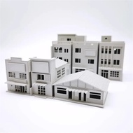 โมเดลอาคารบ้านสไตล์ยุโรป1/87 O 1/150 N Scale 1/64รถไฟโมเดลบ้านสะสมขนาดเล็กโต๊ะเล่นทราย2023new ภูมิทัศน์